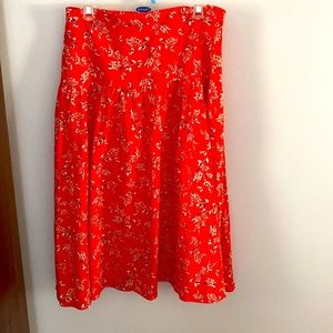 Flowered skirt